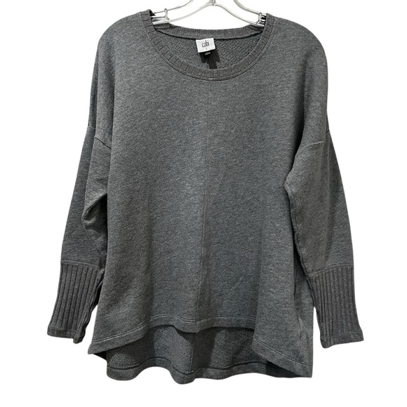 CAbi Sweaters - Cabi Small #6333 Cool Off Sweatshirt in Gray B3
